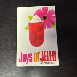 Joys Of Jell-O Gelatin Dessert Recipes 8th Edition Vintage 1970’s Color Photos